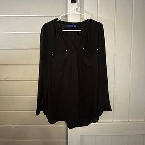 Apt. 9 Black Women's Blouse